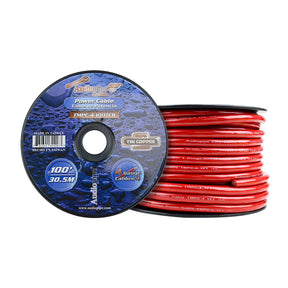 Marine 4 Gauge Power Cable (TMPC-4-100TCR) Audiopipe