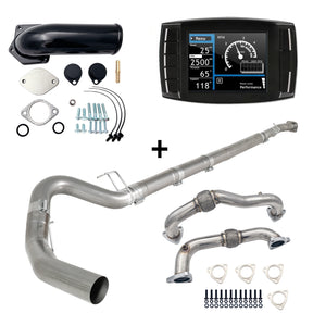 2008-2010 6.4L Ford Powerstroke 5" DPF/DEF/EGR Delete All-in-One Kit TruckTok