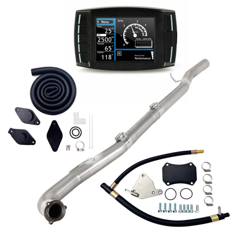4" DPF/DEF/EGR/CCV Delete 2015.5-2016 6.6L LML Duramax All-in-One Kit TruckTok