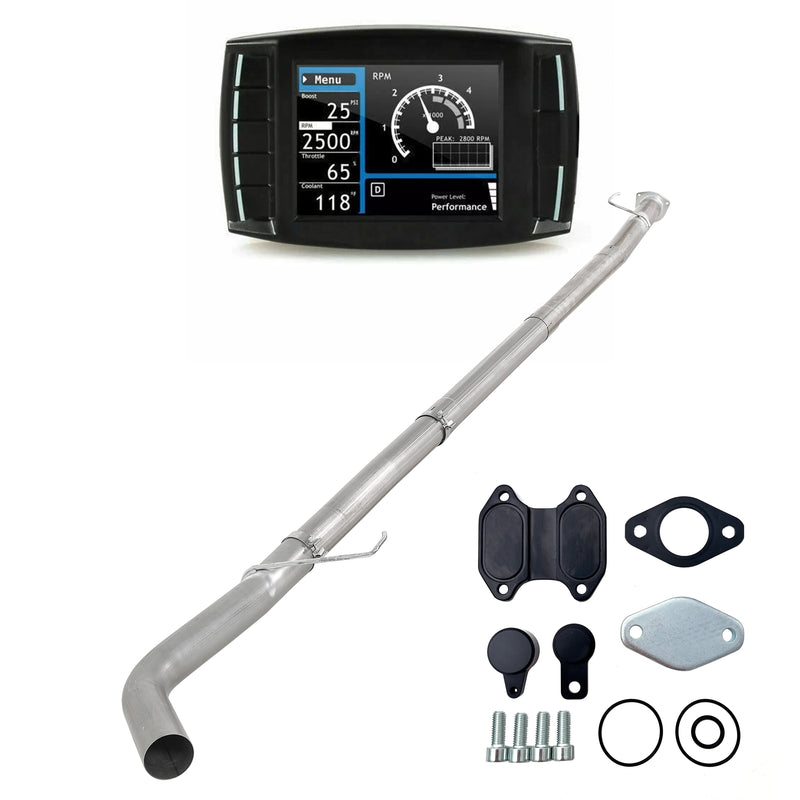 4" DPF/DEF/EGR Delete 2013-2019 6.7 Cummins Cab & Chassis All-in-One Kit