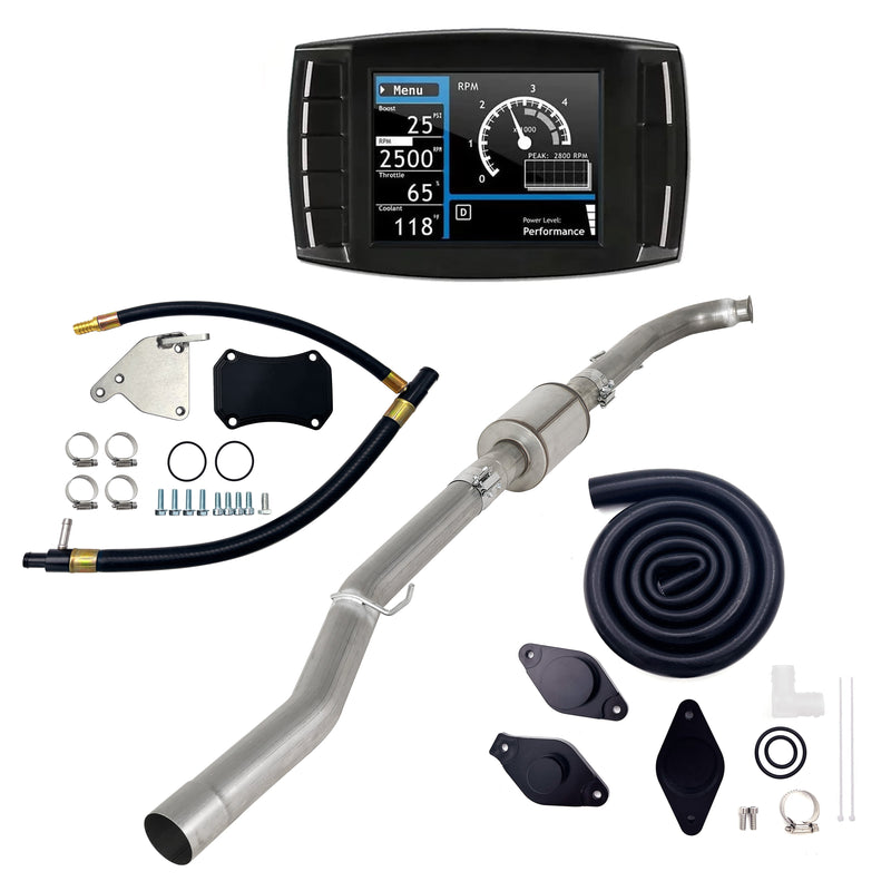 4" DPF/EGR/DEF/CCV Delete 2011-2015 6.6L Duramax LML All-in-One Kit