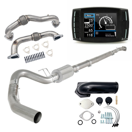 2008-2010 6.4L Ford Powerstroke 5" DPF/DEF/EGR Delete All-in-One Kit TruckTok
