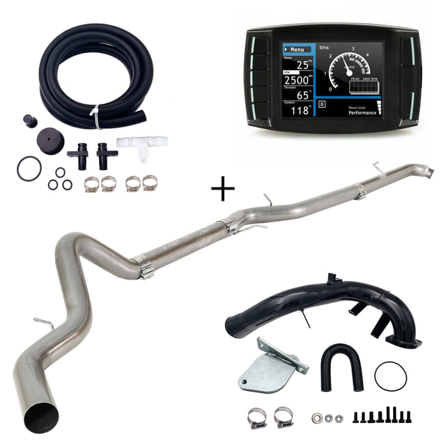 TruckTok 2007.5-2010 6.6L Duramax LMM 4" DPF/EGR/CCV Delete All-in-One Kit TruckTok