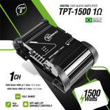 Timpano 1500 Watts Car Audio Amplifier Fullrange TPT-1500 1 Ohm Timpano