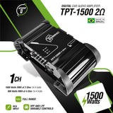 Timpano 1500 Watts Car Audio Amplifier Fullrange TPT-1500 2 Ohm Timpano