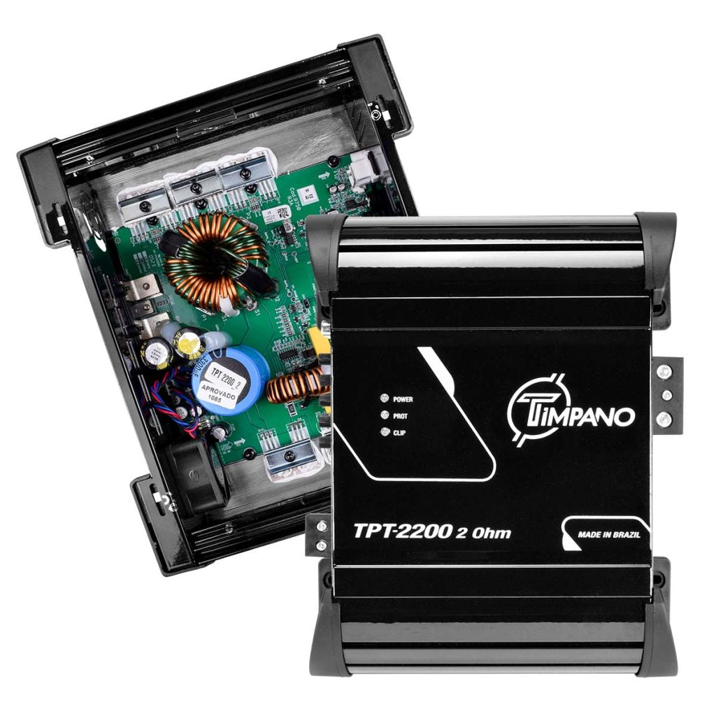 Timpano TPT-2200 2 Ohm 2200 Watts Car Audio Amplifier Timpano