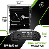 TPT-3000 1 Ohm Amplifier Timpano Audio