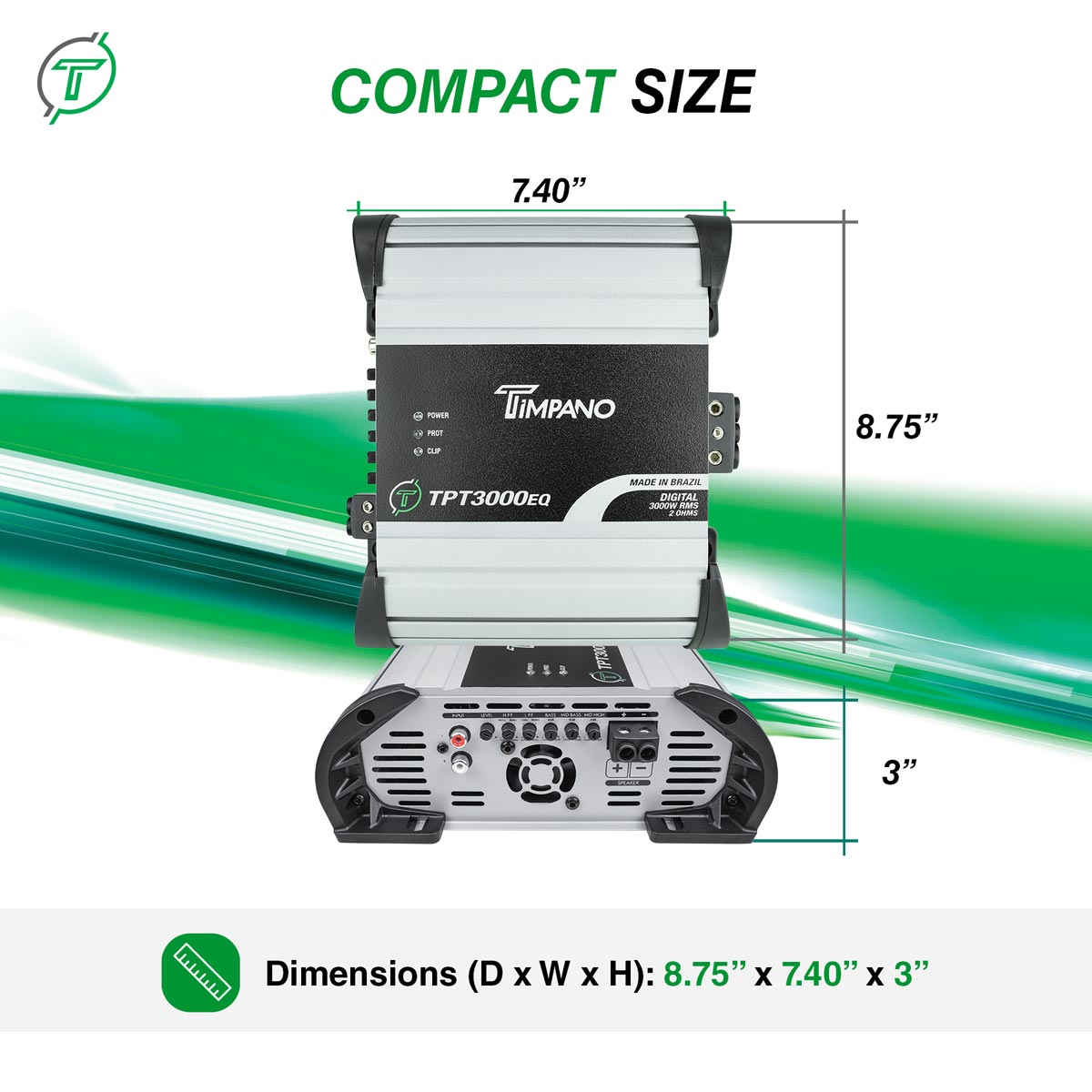 TPT-3000EQ 2 Ohms