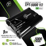 TPT-5000 1 Ohm Amplifier Timpano Audio