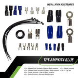 TPT-AMPKIT4 BLUE Amplifier Wiring Kit Timpano Audio