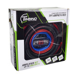 TPT-AMPKIT4 RED Amplifier Wiring Kit Timpano Audio