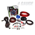 TPT-AMPKIT4 RED Amplifier Wiring Kit Timpano Audio