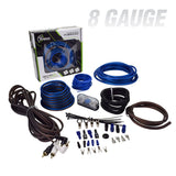 TPT-AMPKIT8 BLUE Amplifier Wiring Kit Timpano Audio