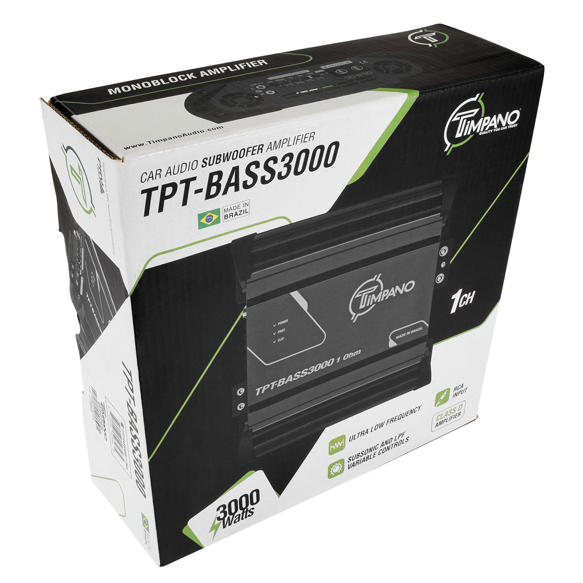 TPT-BASS3000 1 Ohm Amplifier Timpano Audio