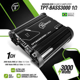 TPT-BASS3000 1 Ohm Amplifier Timpano Audio