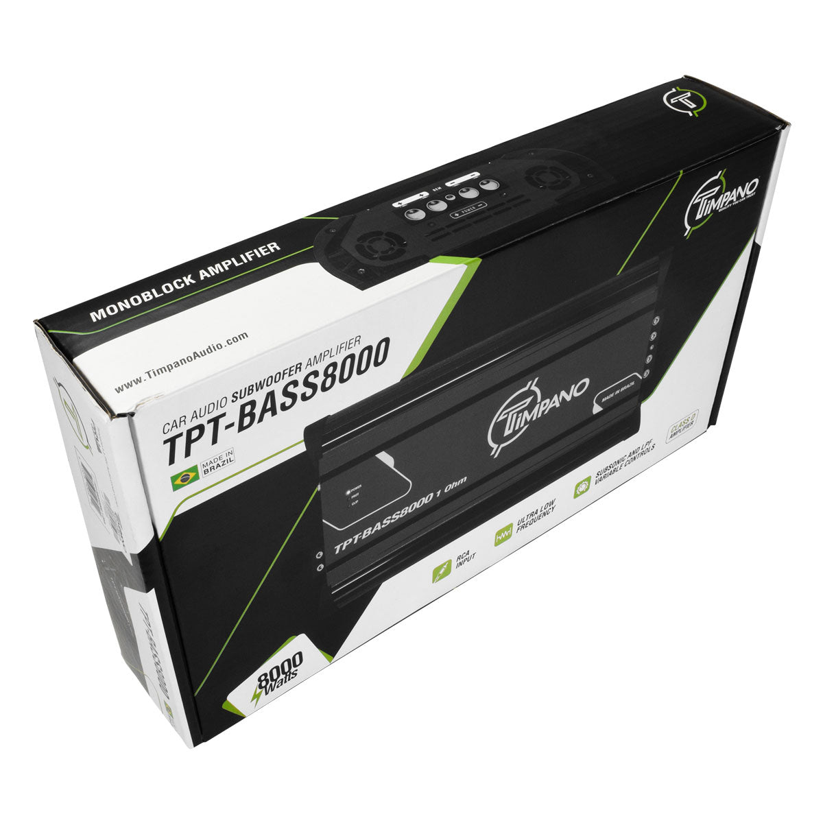 TPT-BASS8000 1 Ohm Amplifier Timpano Audio