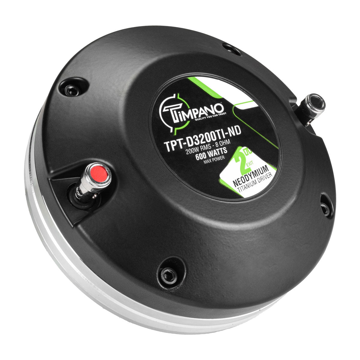 TIMPANO TPT-D3200TI-ND 2″ Exit Neodymium Titanium Compression Driver Timpano