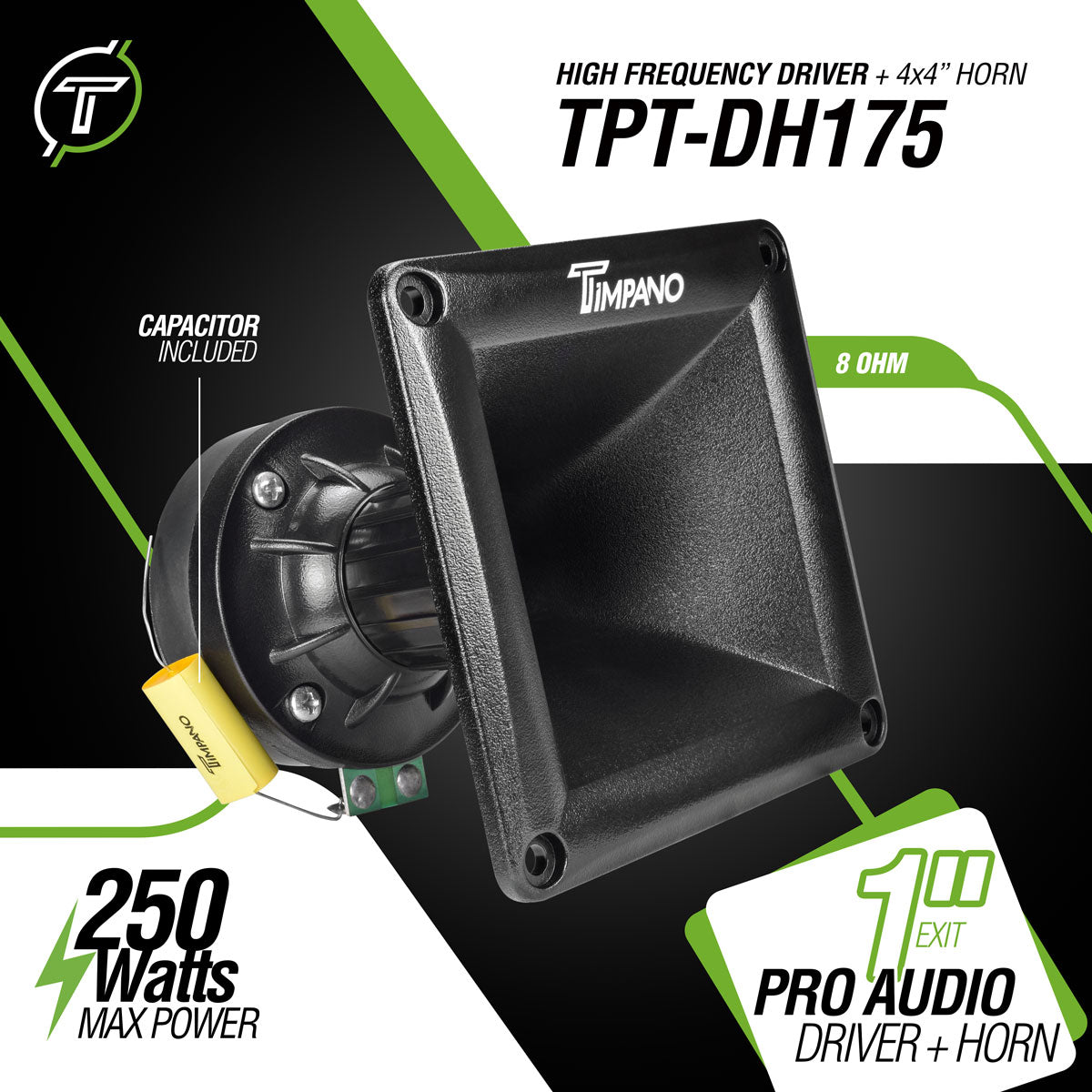 TPT-DH175 Driver + Horn Combo Timpano Audio