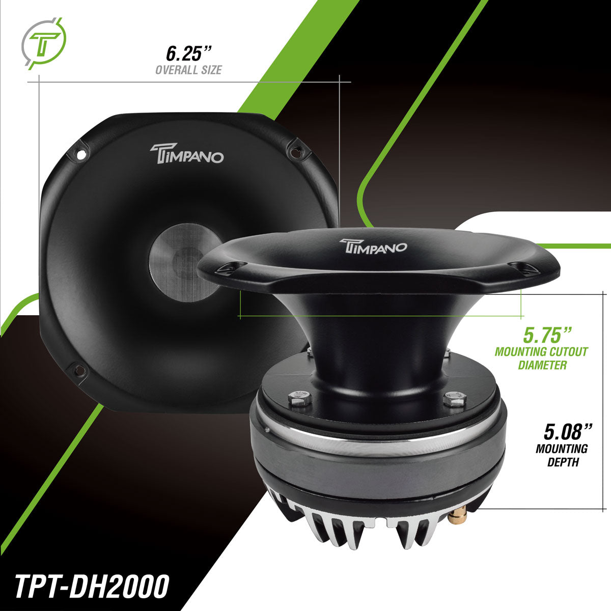 TPT-DH2000 Driver + Horn Combo Timpano Audio