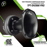 TPT-DH2000 PRO Driver + Horn Combo Timpano Audio