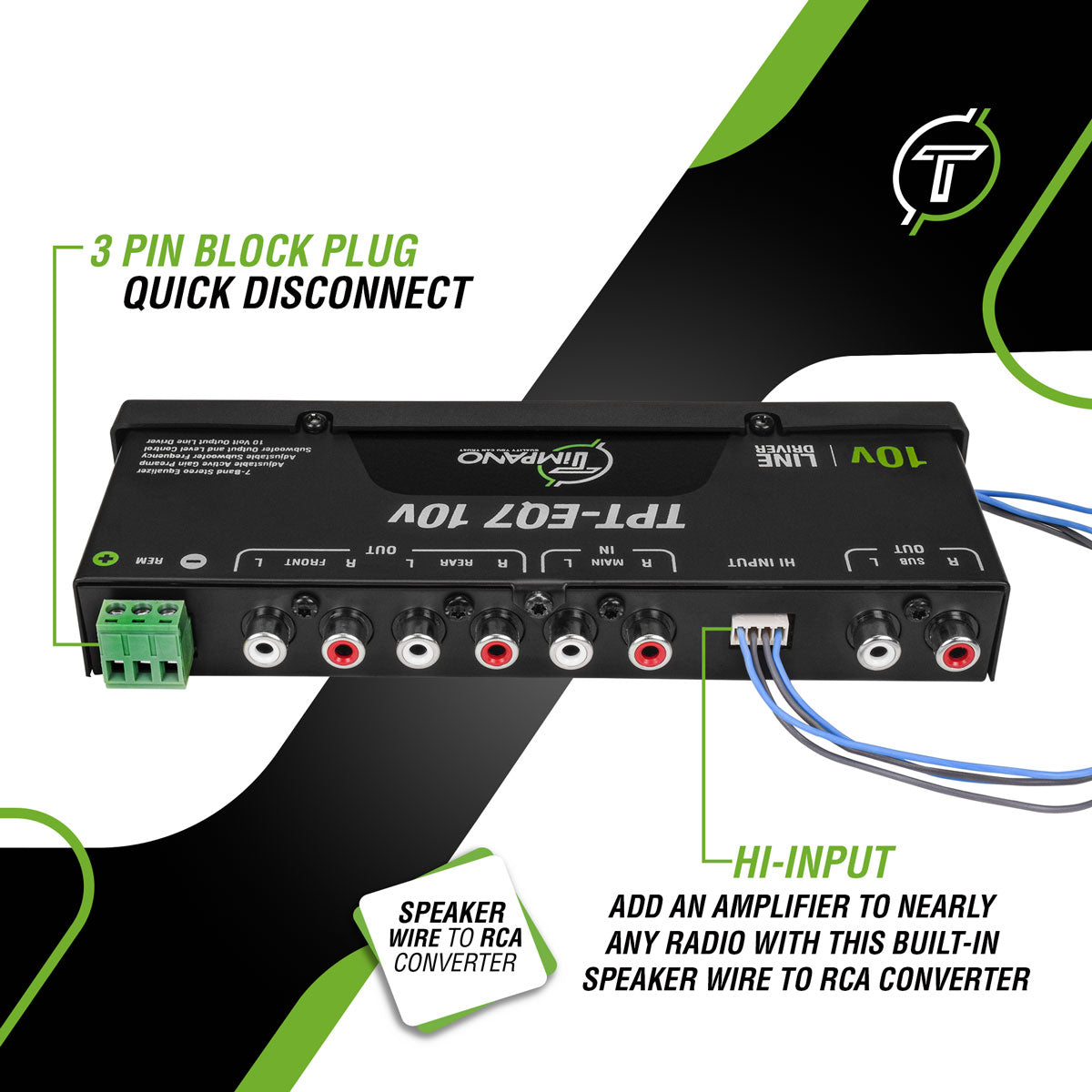 TPT-EQ7 10v Equalizer Timpano Audio