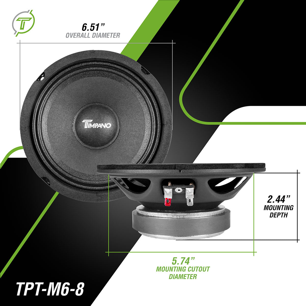 TPT-M6-8 Midrange Timpano Audio