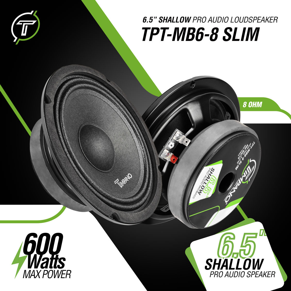 TPT-MB6-8 SLIM Midbass FREE GIFT Timpano Audio