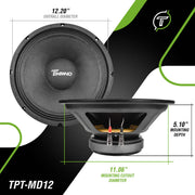 TPT-MD12 Midrange Timpano Audio