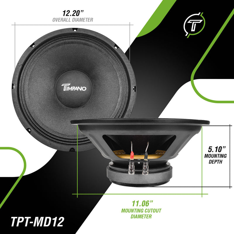 TPT-MD12 Midrange Timpano Audio