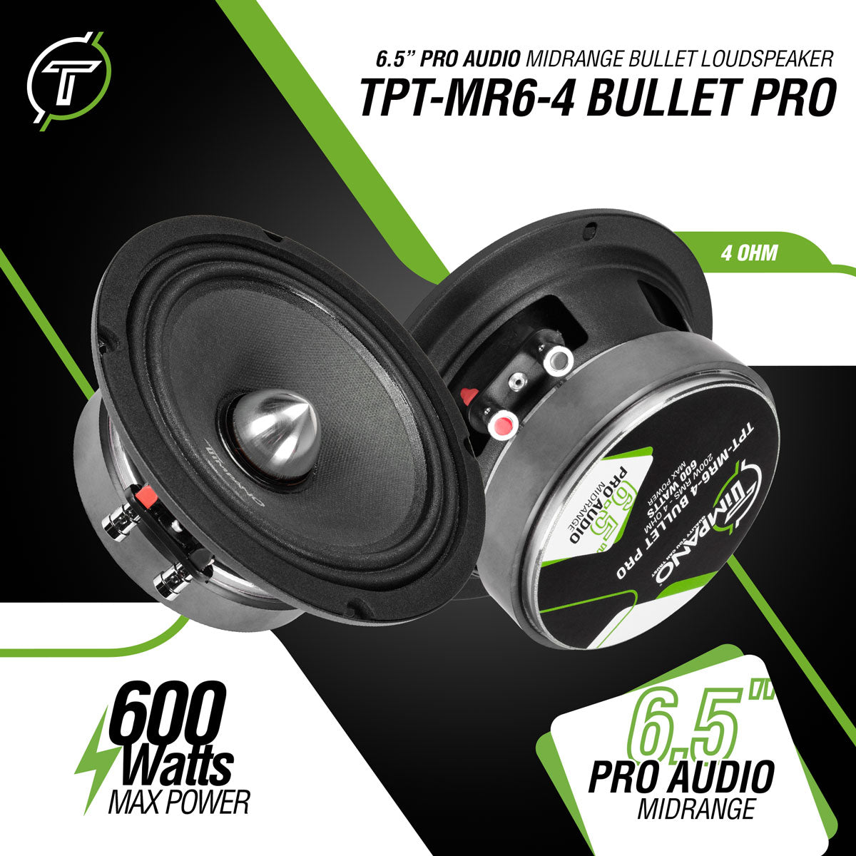 TPT-MR6-4 BULLET PRO Midrange Timpano Audio