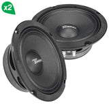 1000w PACKAGE 2x 6.5" PRO Audio Midrange