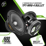 TPT-MR8-4 BULLET Midrange Timpano Audio