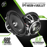 TPT-NEO6-4 BULLET Midrange Timpano Audio