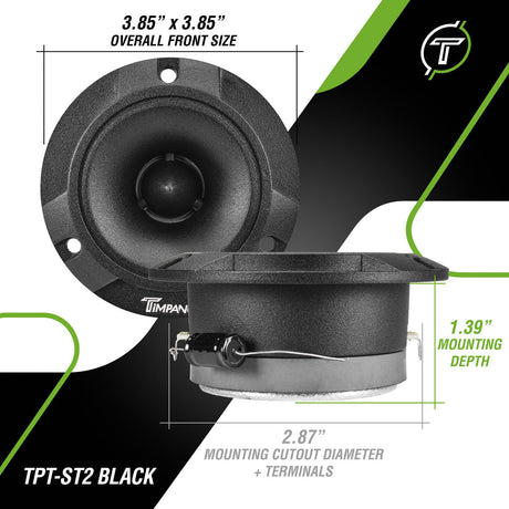 1000 Watts Car Stereo Bundle Timpano Audio
