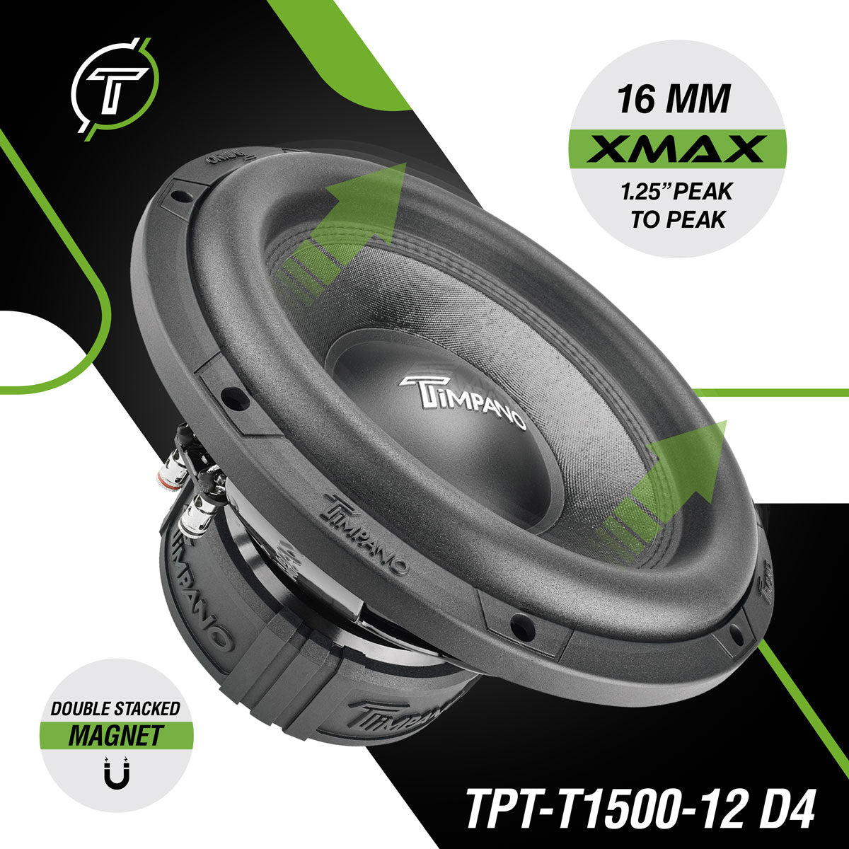 TPT-T1500-12 D4 Subwoofer Timpano Audio