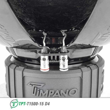 TPT-T1500-15 D4 | Timpano 15″ Car Audio Subwoofer 1600 Watts Dual 4 Ohm Timpano