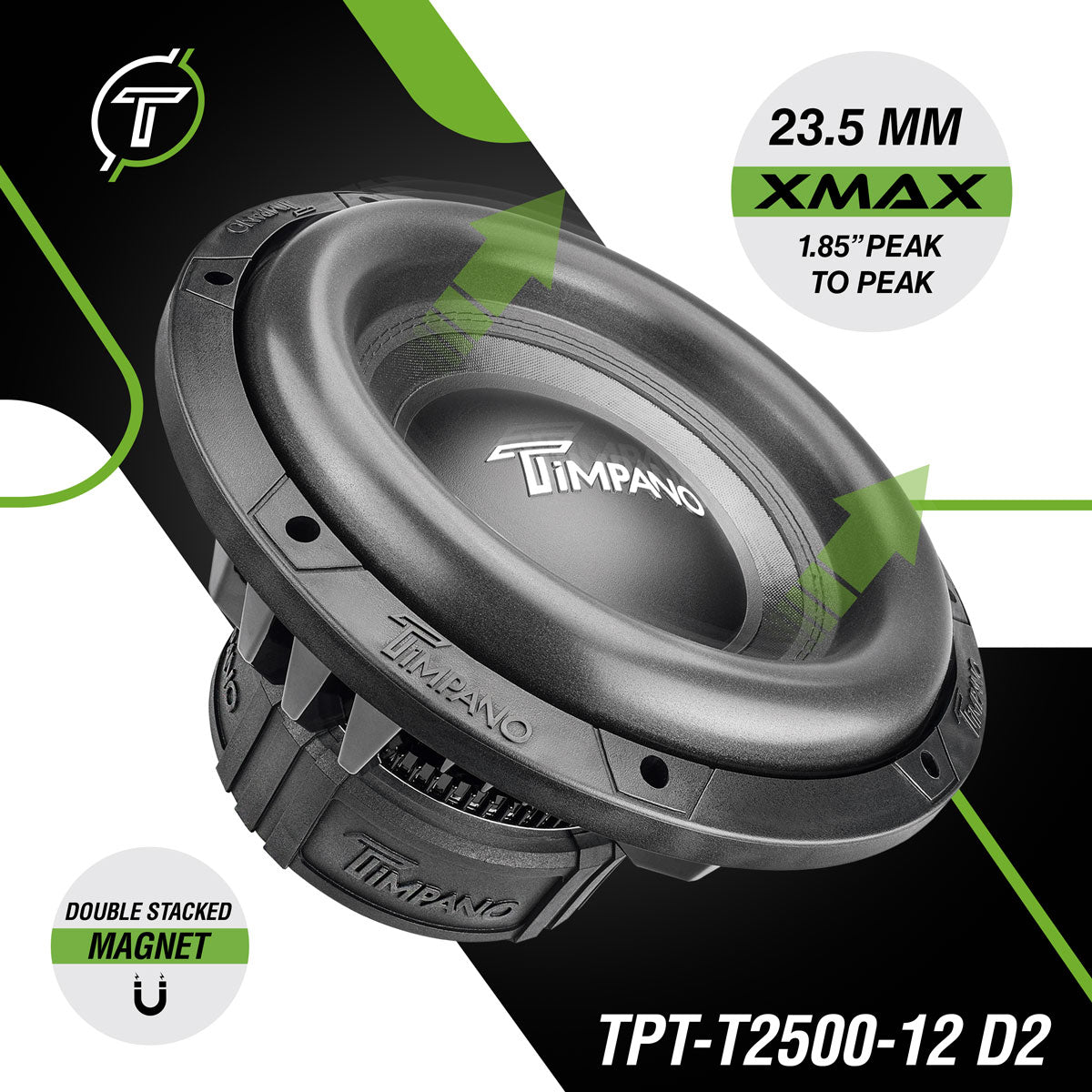 TPT-T2500-12 D2 Subwoofer Timpano Audio