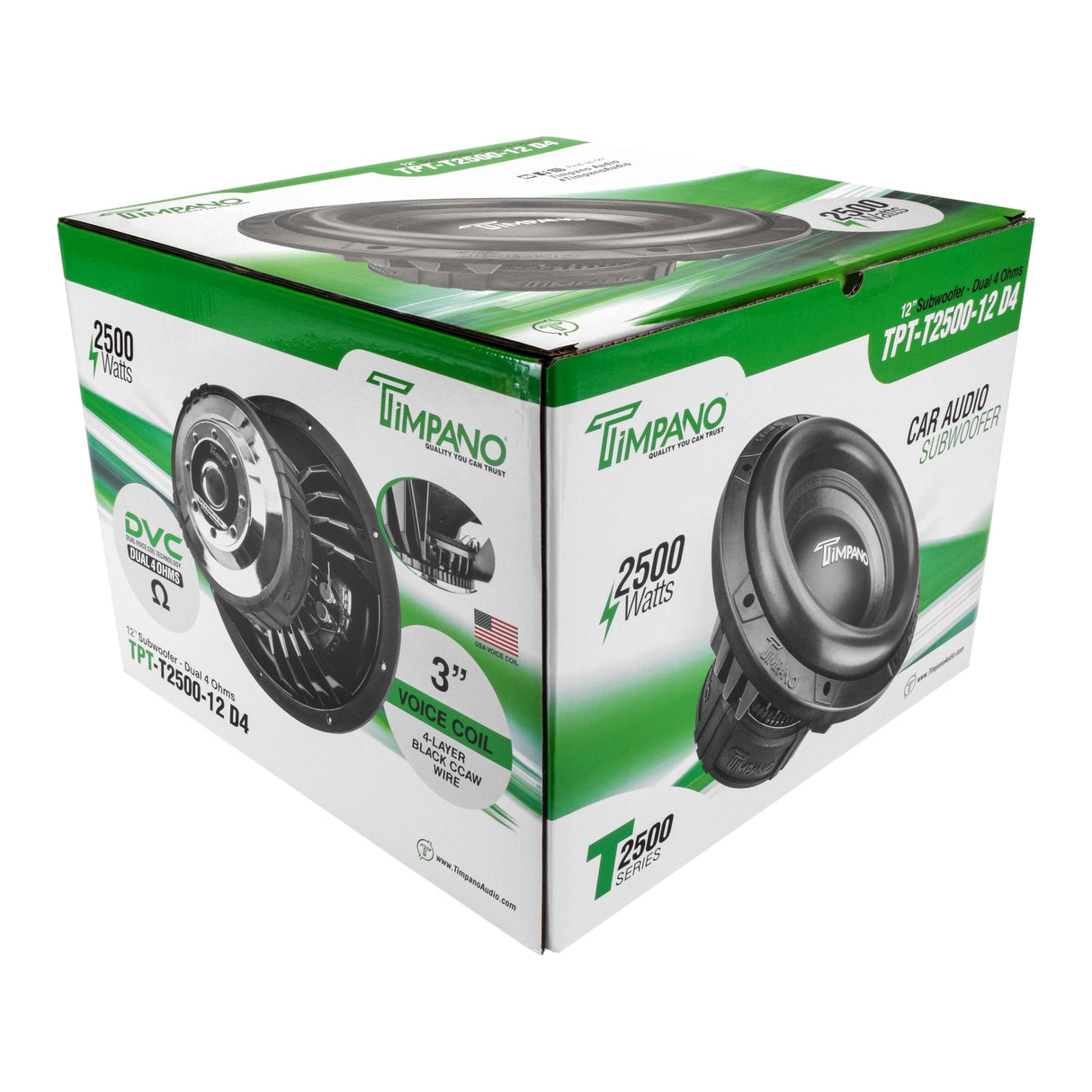TPT-T2500-12 D4 Subwoofer Timpano Audio