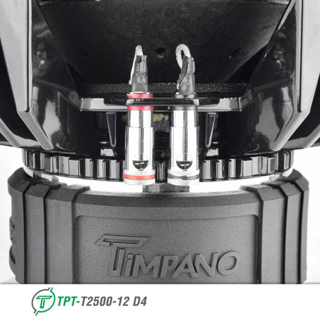 TPT-T2500-12 D4 - Timpano 12″ Car Audio Subwoofer 2500 Watts Dual 4 Ohm Timpano