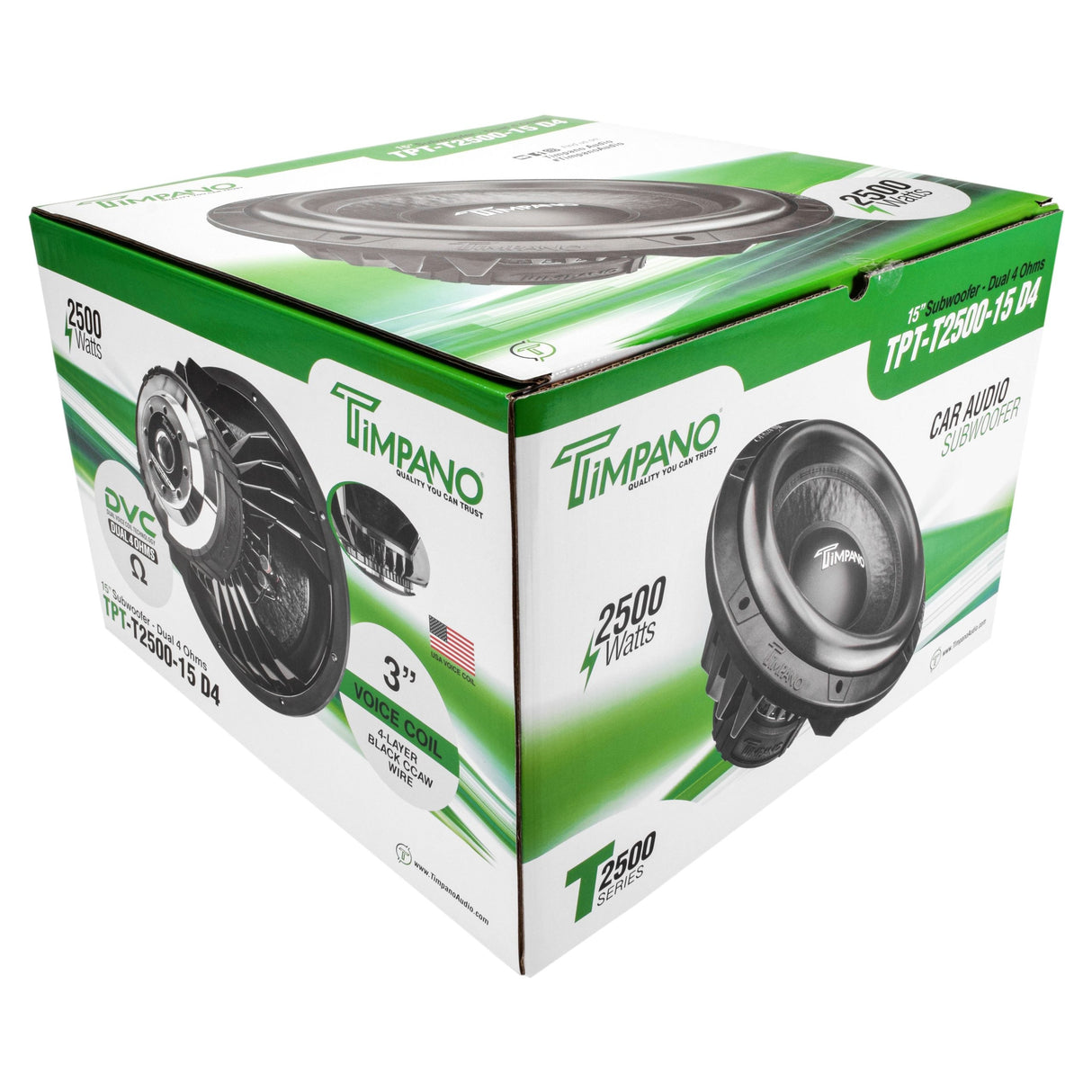TPT-T2500-15 D4 Subwoofer Timpano Audio