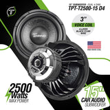 TPT-T2500-15 D4 Subwoofer Timpano Audio