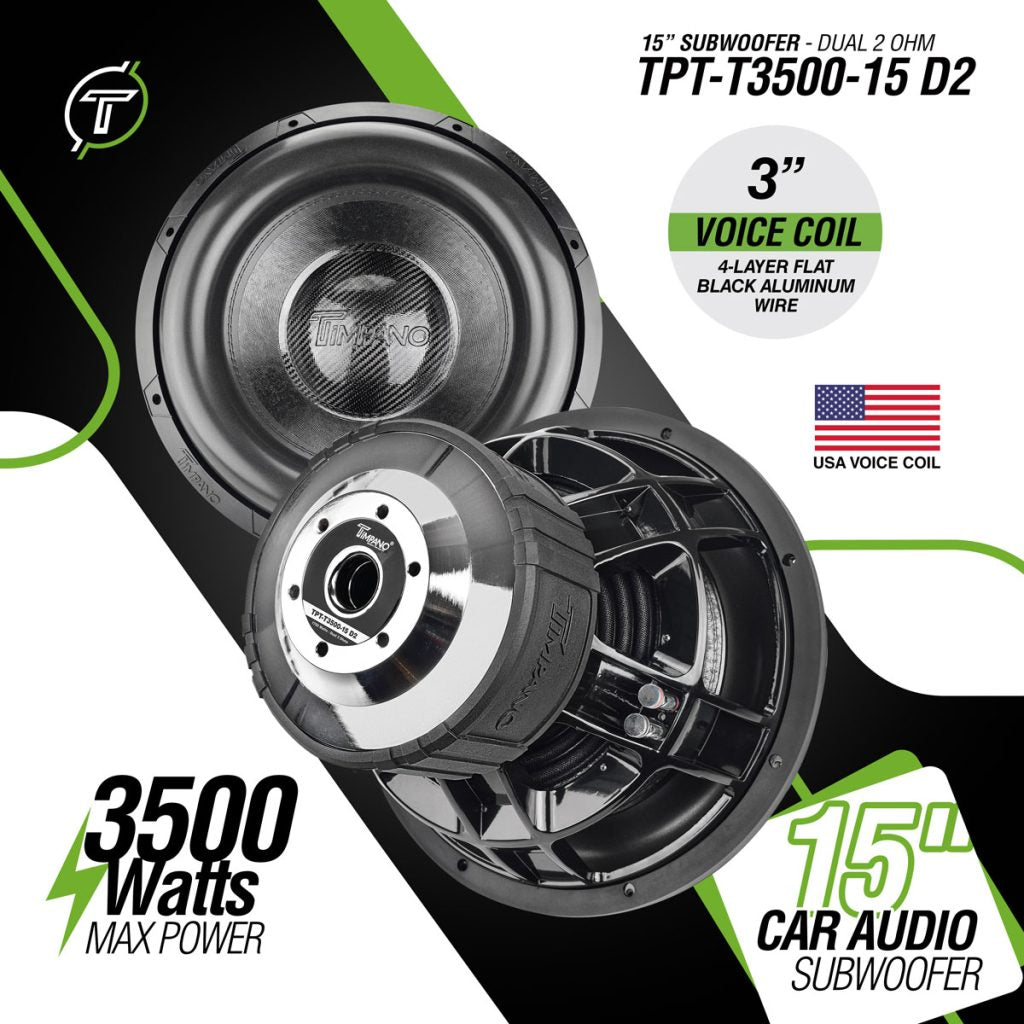 TPT-T3500-15 D2 Subwoofer Timpano
