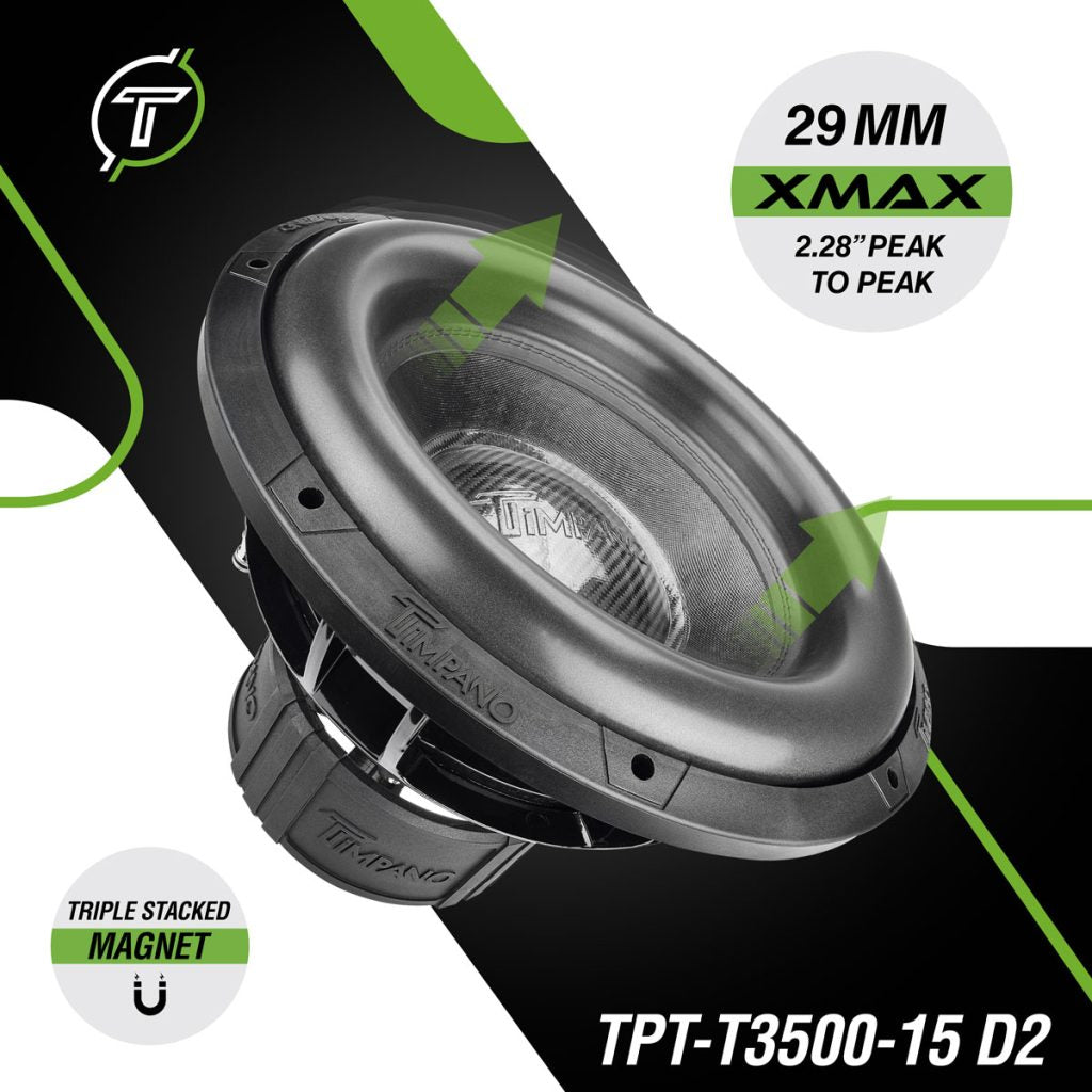 TPT-T3500-15 D2 Subwoofer Timpano