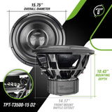 TPT-T3500-15 D2 Subwoofer Timpano