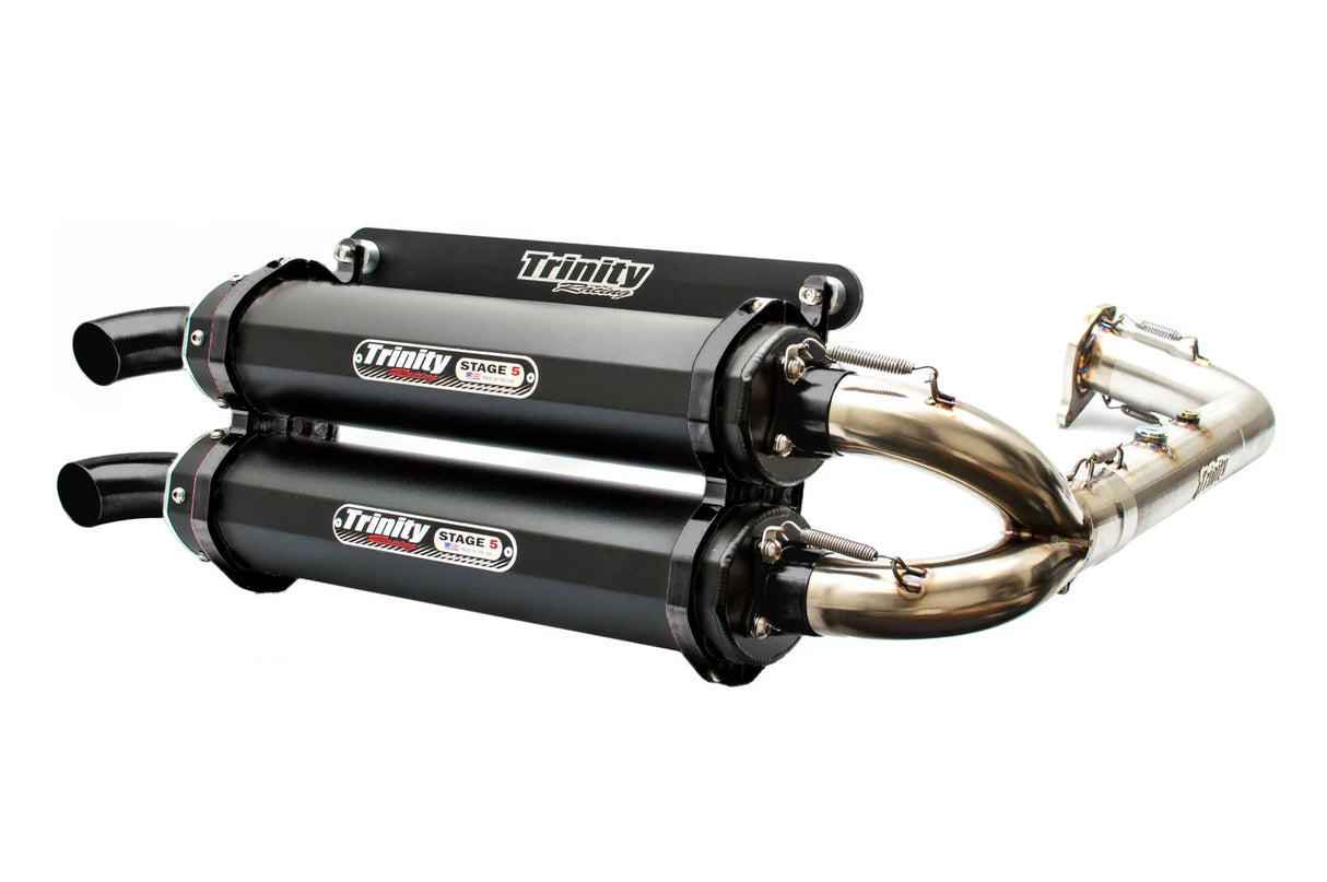 TRINITY RZR TURBO / S EXHAUST- SLIP ON/ FULL SYSTEM