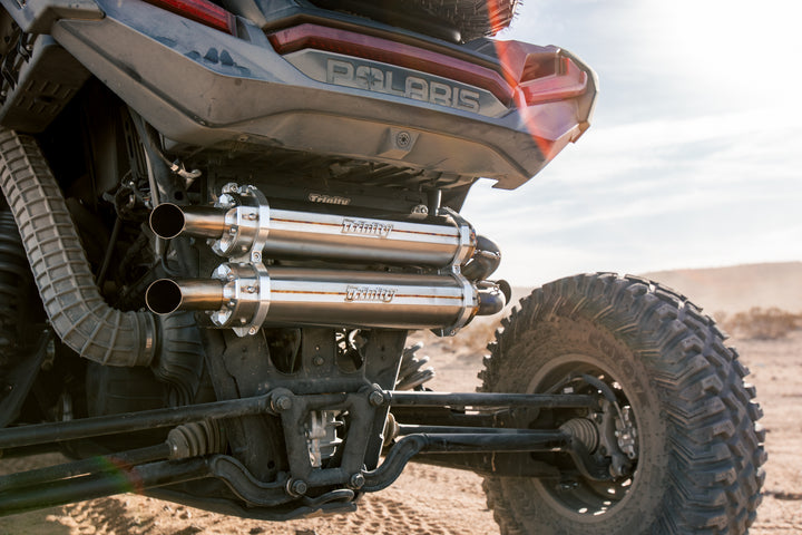 Trinity Racing Polaris RZR Turbo / S Slip-on Exhaust