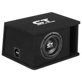 Single 8" 800W Complete Bass Package w/ Sub Box, Amp, & Wiring Kit CT Sounds