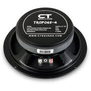 TROPO65-4 // 175 Watts RMS 6.5" Shallow Midrange Speaker CT Sounds