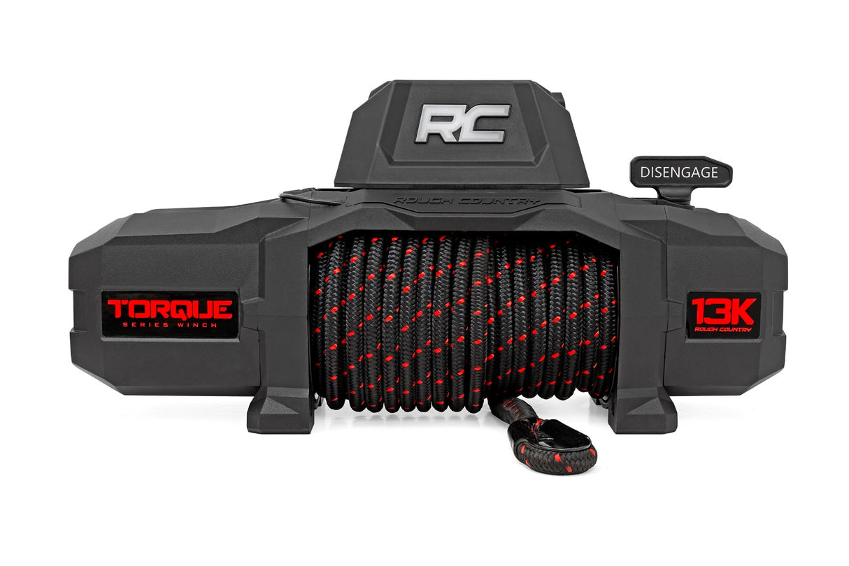 13000-Lb Pro Series Winch Synthetic Rope Rough Country