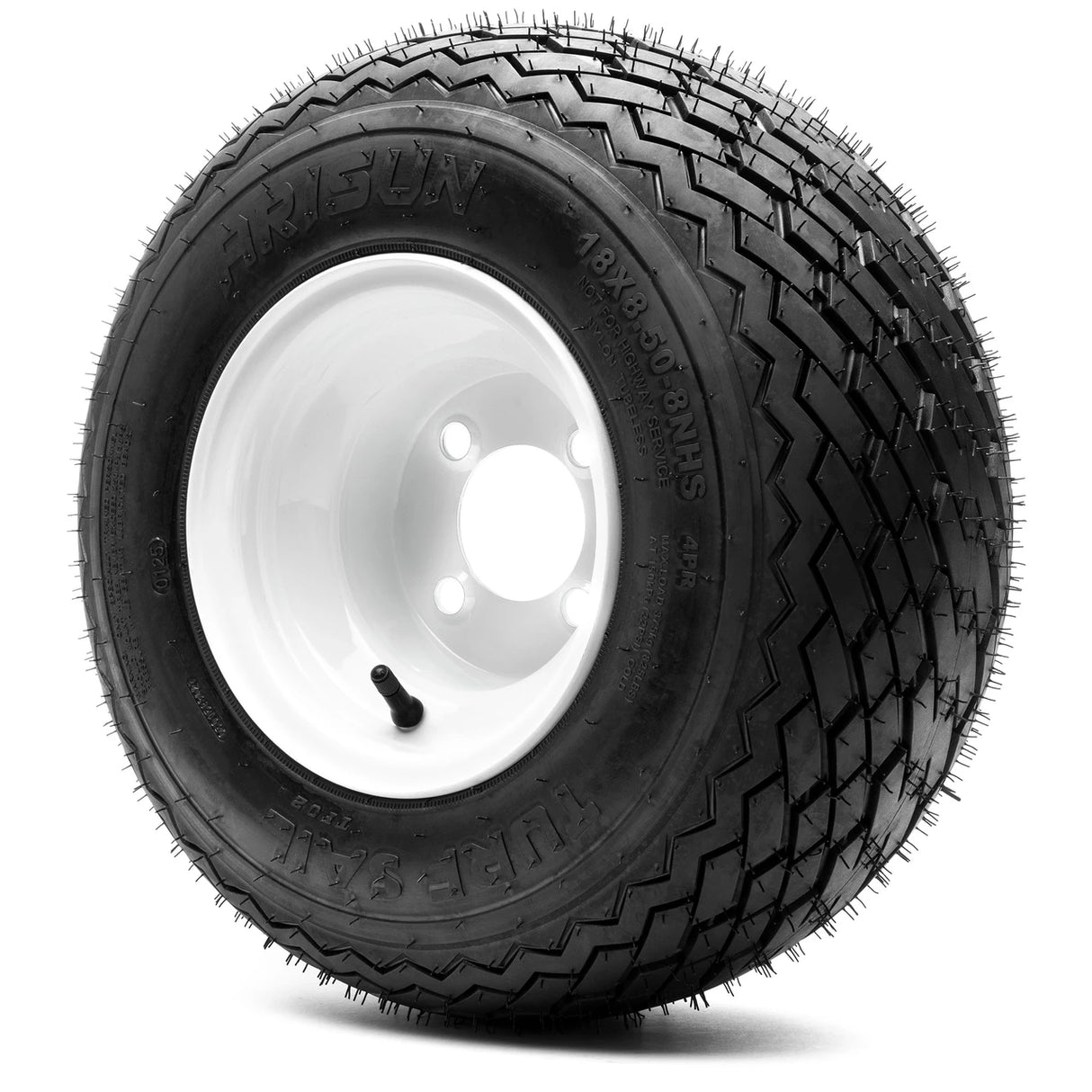 Arisun Turf Sail 18x8.5-8 Wheel and Tire Combo Set of 4